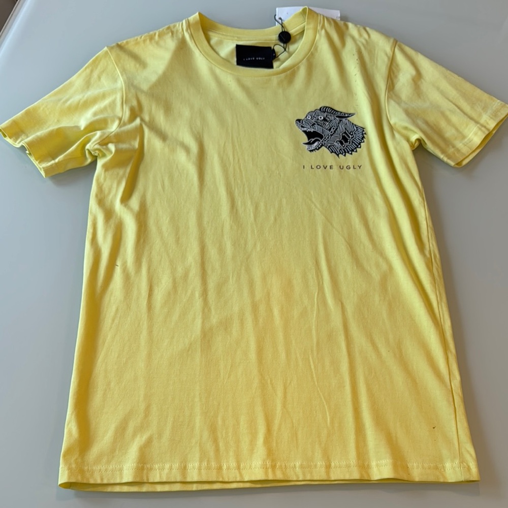 I Love Ugly Lemon Graphic T-Shirt - size Small